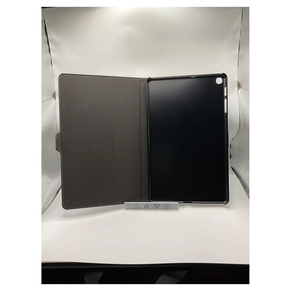 Infiland Grey Fabric Folio Case‎ for Samsung Galaxy Tab A7 10.4" - Picture 3 of 3